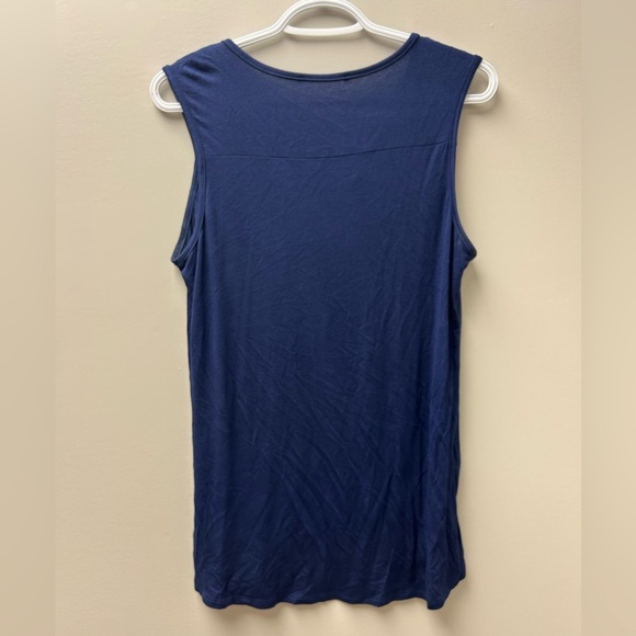 Women’s Blue Tank Top - Picture 2 of 3
